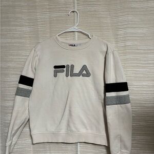 Fila Striped Crewneck Sweatshirt - Retro 90s Style Pullover